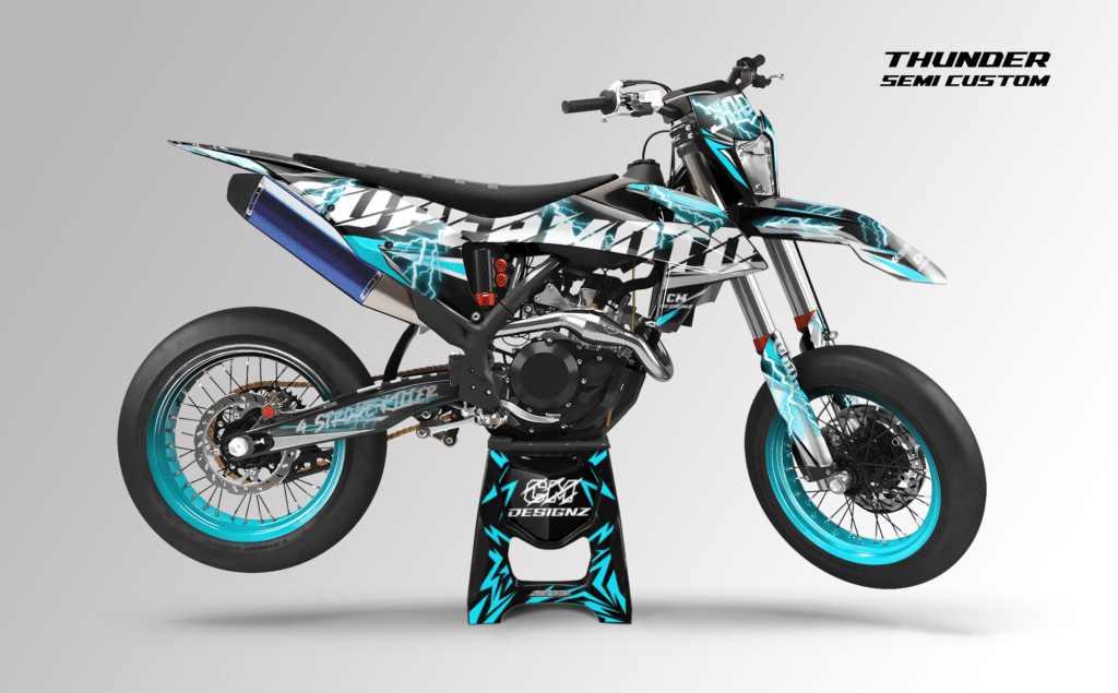 Blue Velocity auf Bike